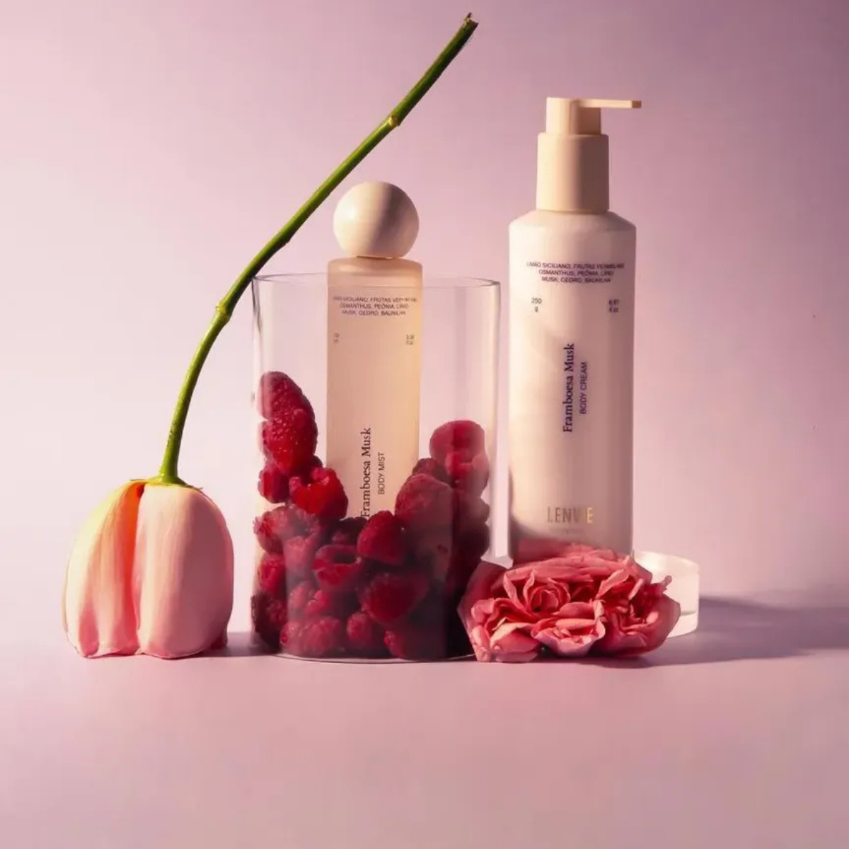 Body Cream 250g L'envie Franboesa Musk Essentia