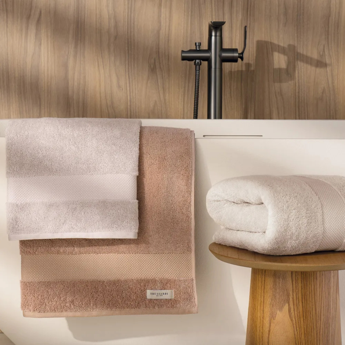 Toalha Banhão 100% Algodão Lussure Argila 86cm x 1.60cm
