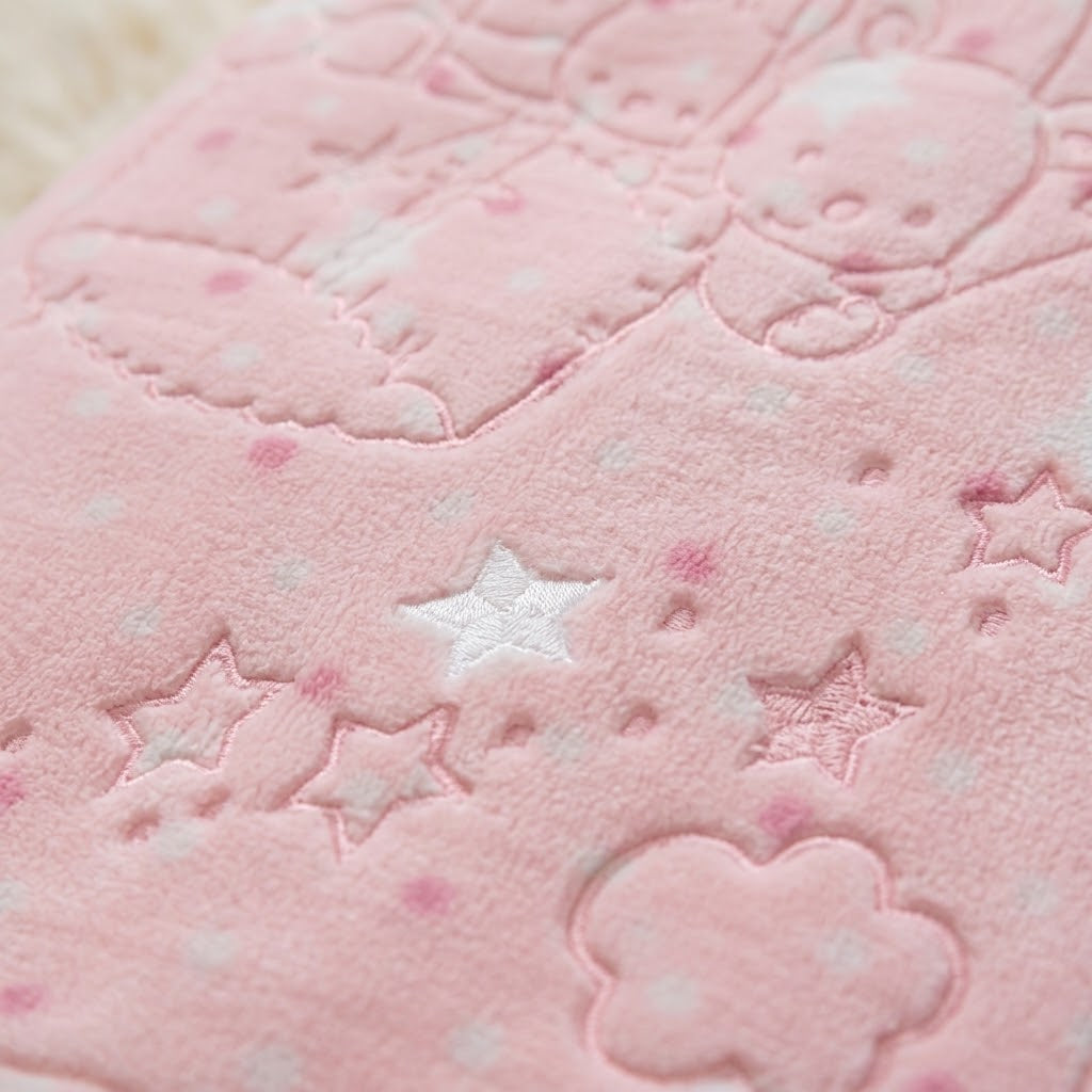 Cobertor Jolitex Infantil Dupla face Super Soft Rosa 1,10x1,40cm