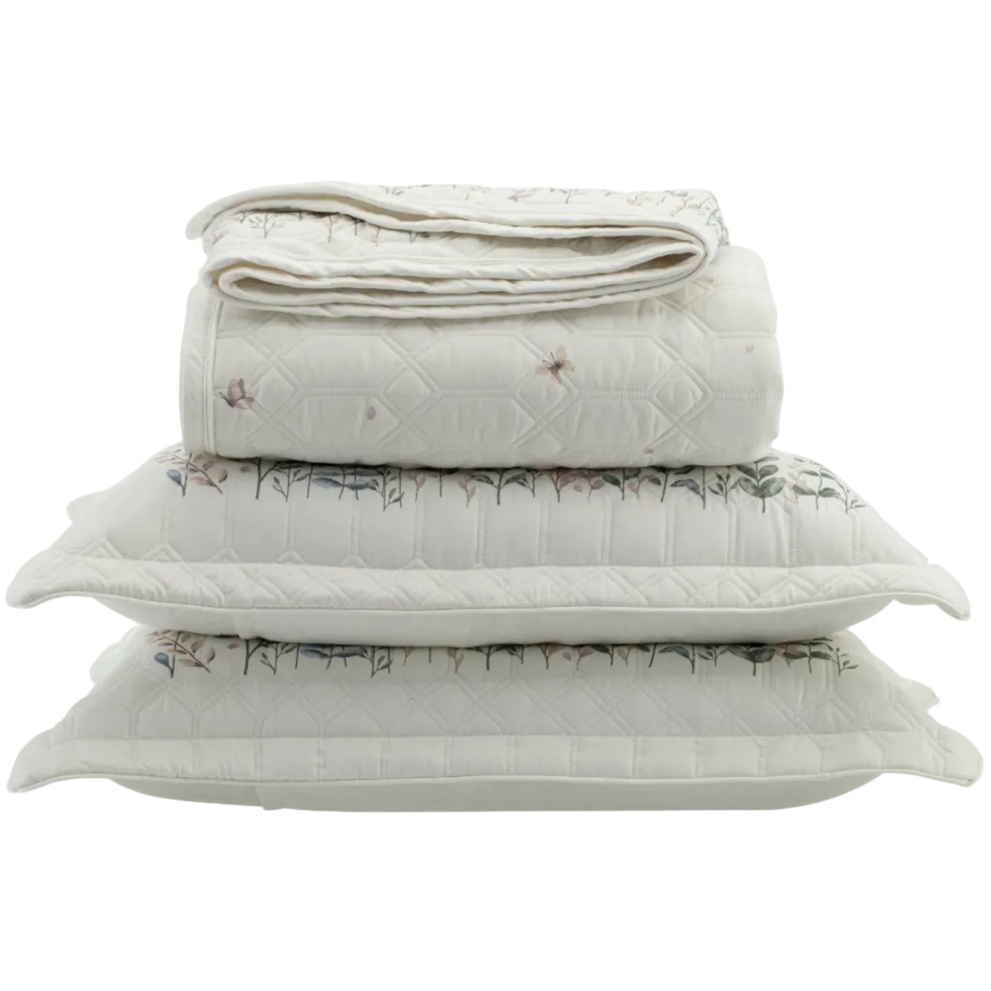 Cobreleito King Kacyumara Lazio 300 Fios Melis com 2 Portas Travesseiro 2,80m x 2,60m