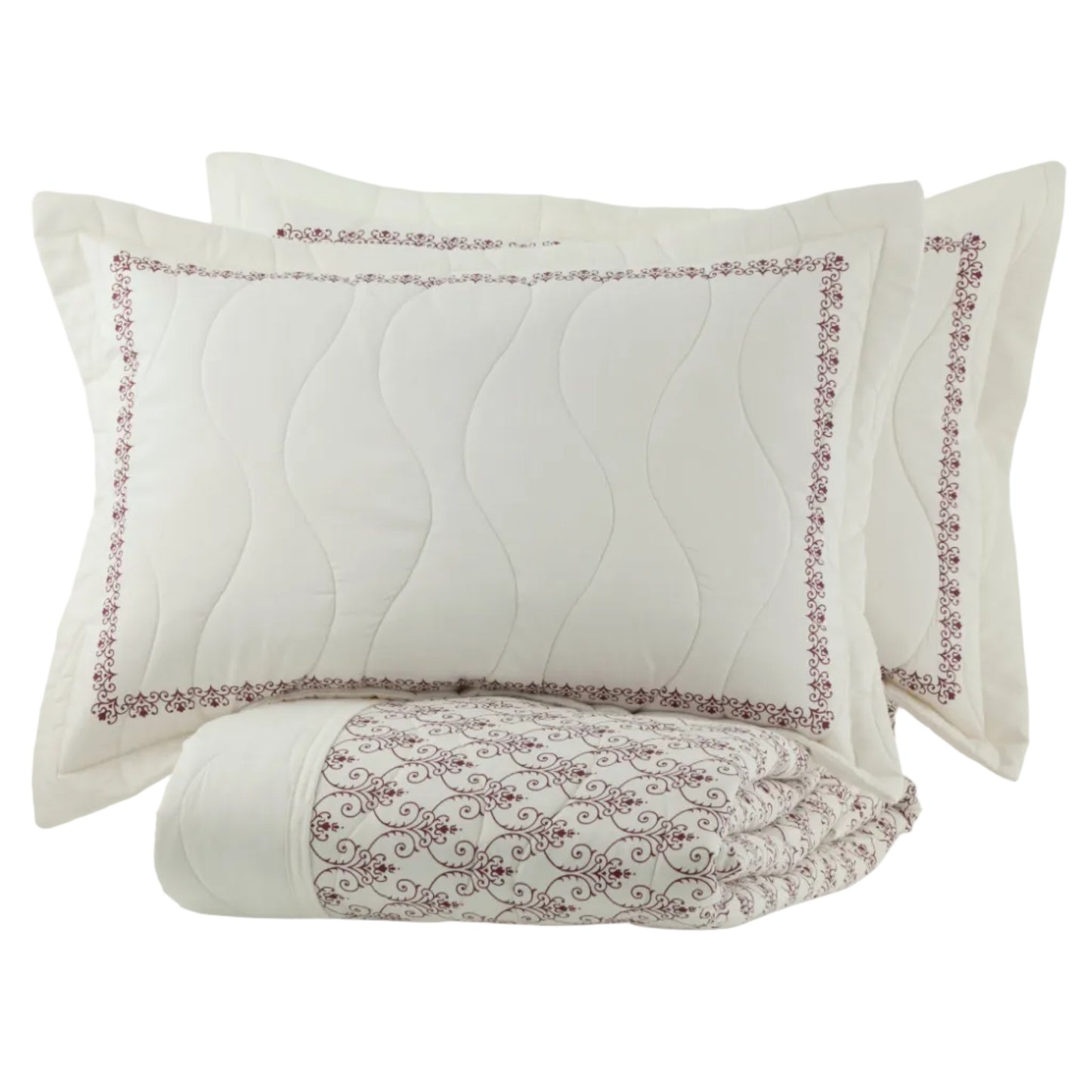 Cobreleito King Kacyumara Satinée 300 Fios Nissi com 2 Portas Travesseiro 2,80m x 2,60m