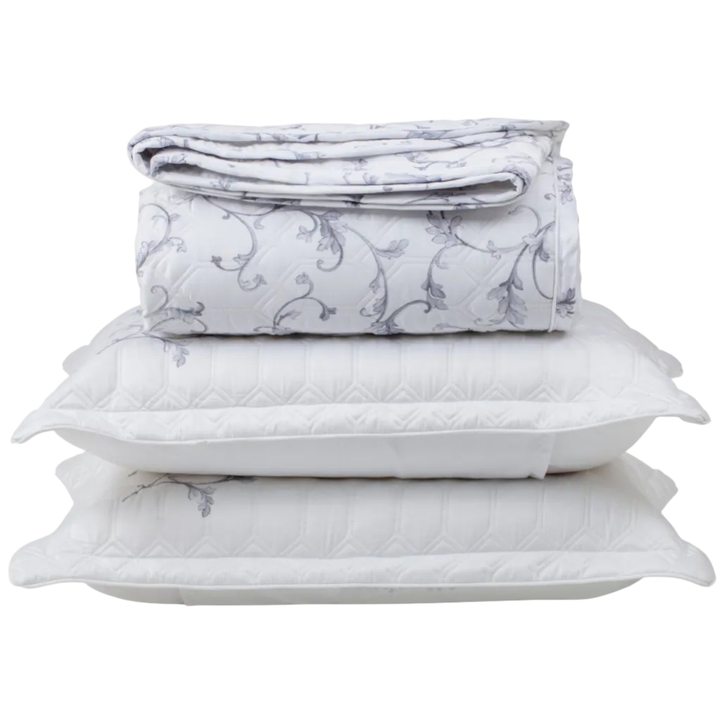 Cobreleito King Kacyumara Lazio 300 Fios Plume com 2 Portas Travesseiro 2,80m x 2,60m