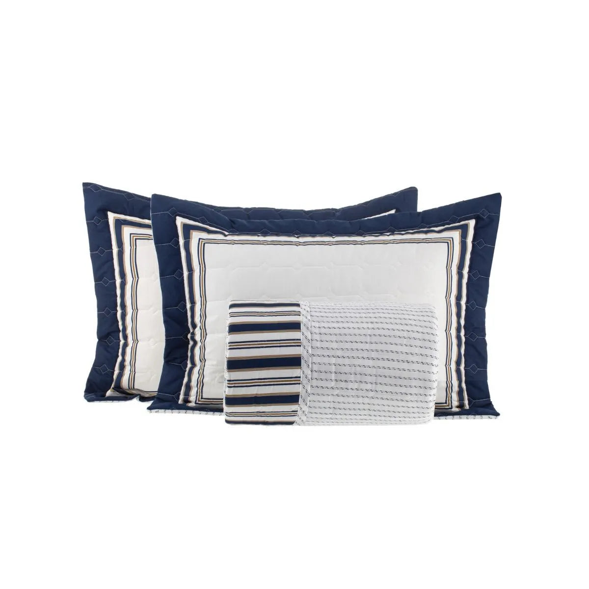 Cobreleito Solteiro Kacyumara Vida Bela 200 Fios Harry com 1 Porta Travesseiro 1,80m x 2,40m