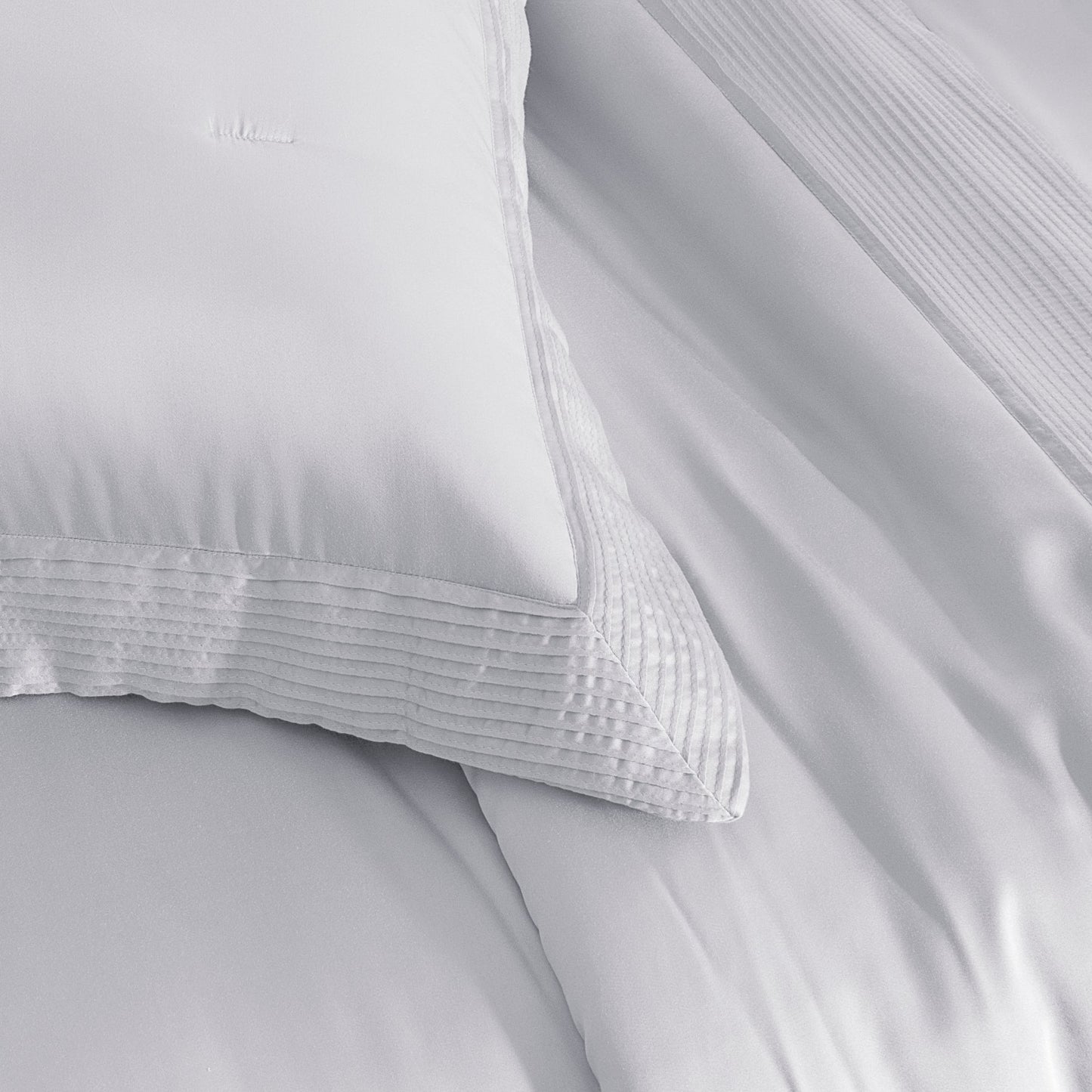 Colcha Super King Kacyumara Bali Bambu 400 Fios 100% Viscose de Bambu Branco