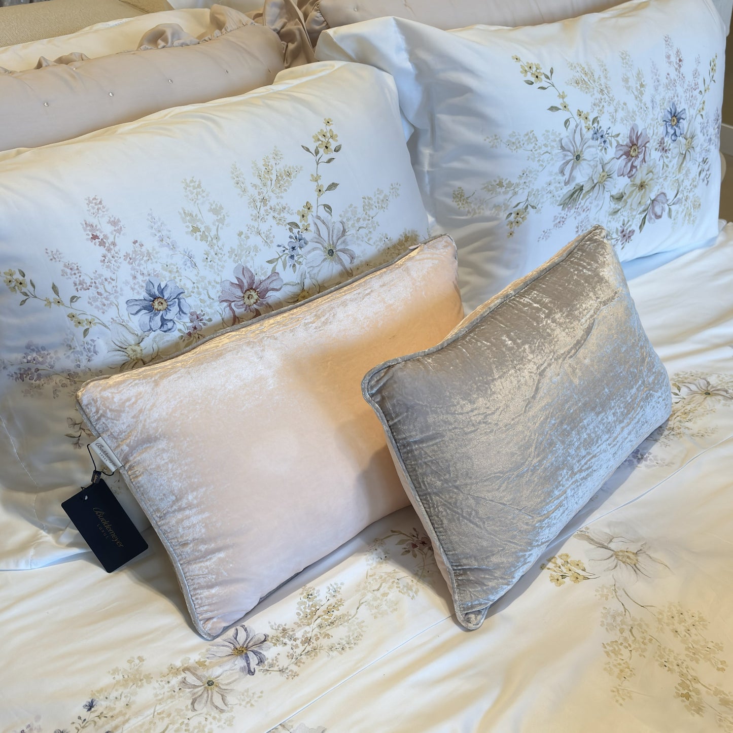 Almofada Rinzeira Buddemeyer Luxus Vellure Verde 30x50cm