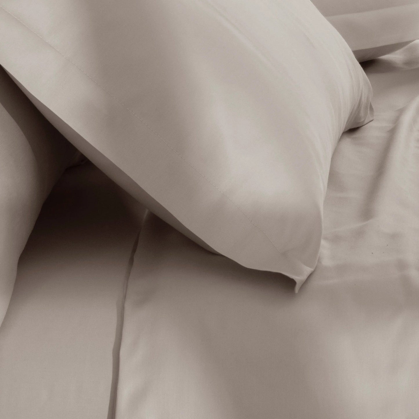 Jogo de Cama Casal Corttex Living Art 300 Fios Cetim 100% Algodão Bege