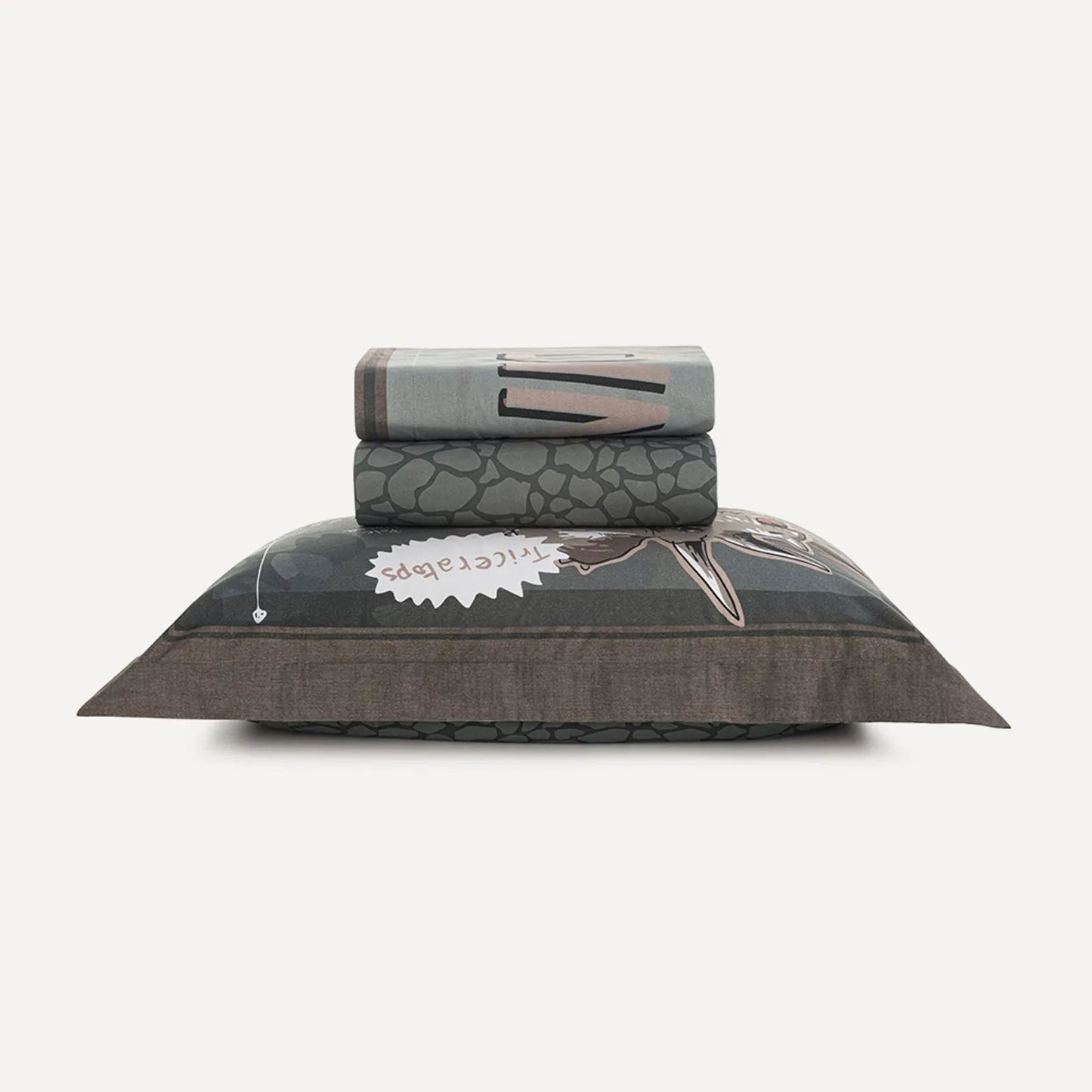 Jogo de Cama Karsten T-Rex Estampado Solteiro 1,80m x 2,50m