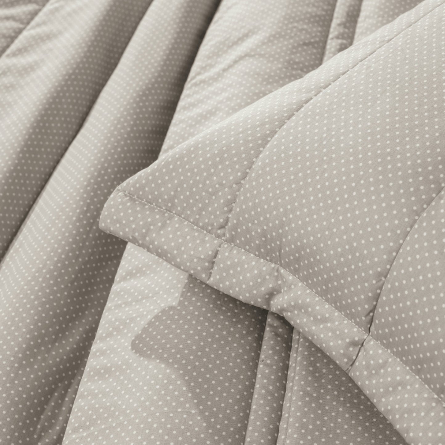 Jogo de Colcha Solteiro Algodão Lux Básico 200 Fios 2 Peças Cinza 1,70x2,50m