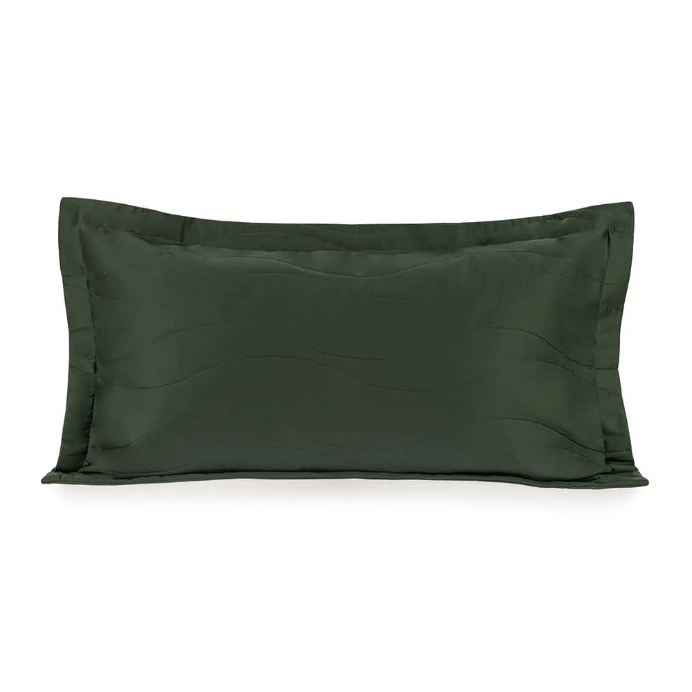 Jogo de Super Porta Travesseiro Trussardi Novara Fogli 50cm x 90cm