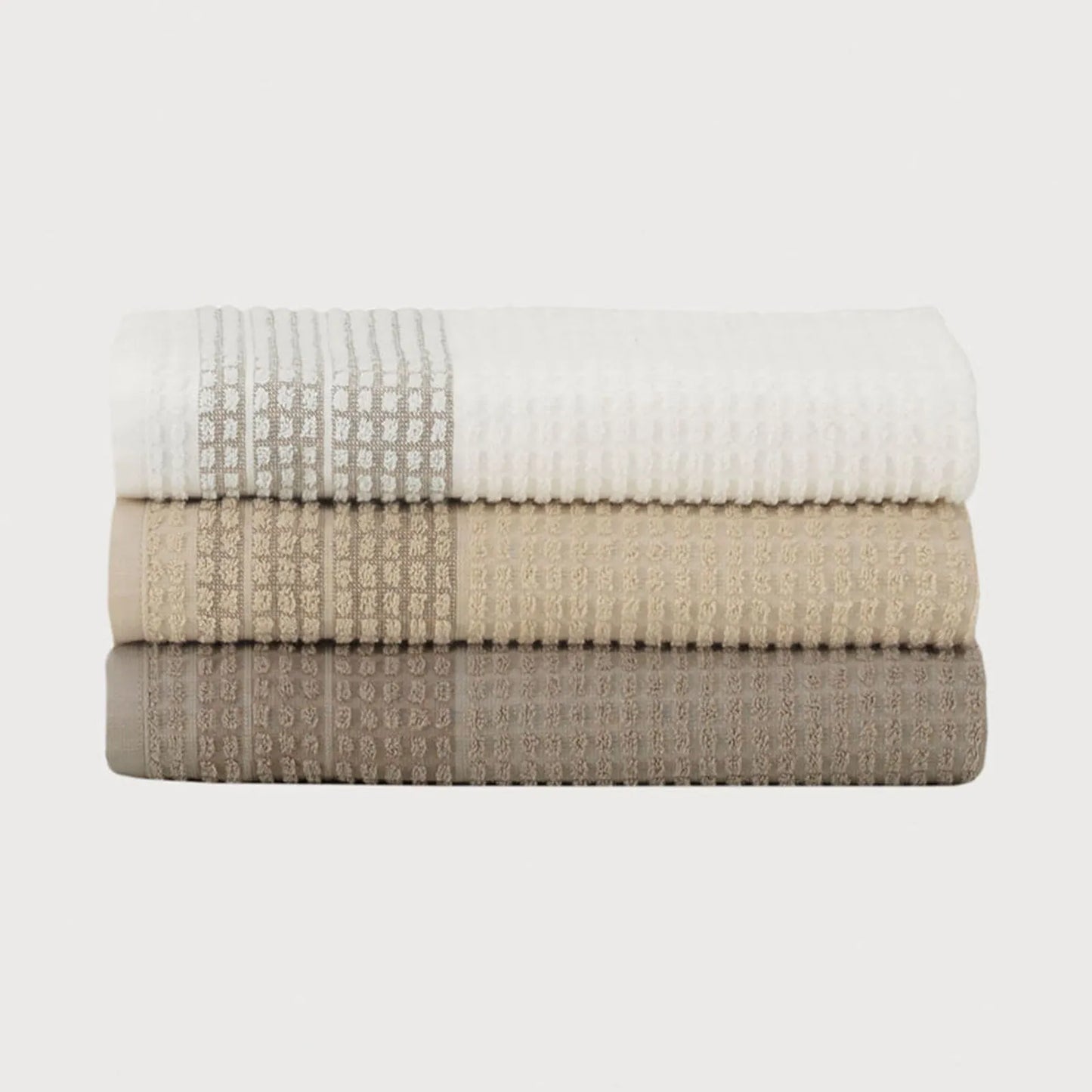 Pano de Prato Karsten Chef Ivory/Marrom 49cm x 70cm