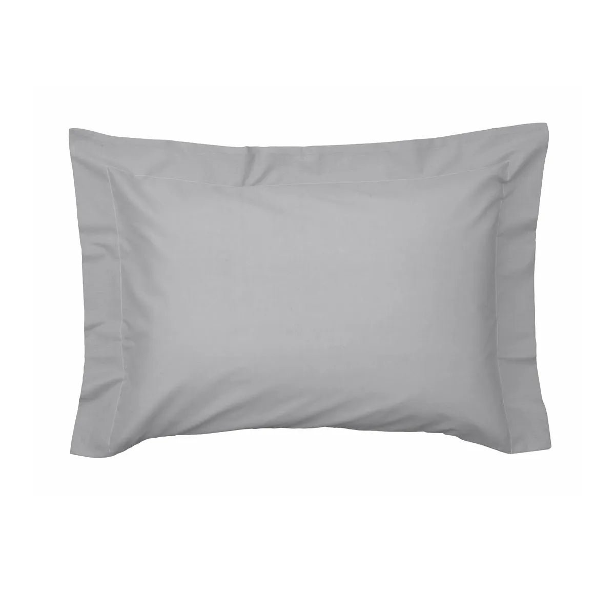 Par de Fronhas Kacyumara Vida Bela Tinto Cinza Ash 200 Fios Percal (50cm x 90cm)