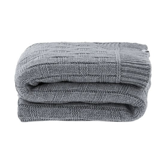 Peseira Kacyumara Tricô Treliça 260cm Prata