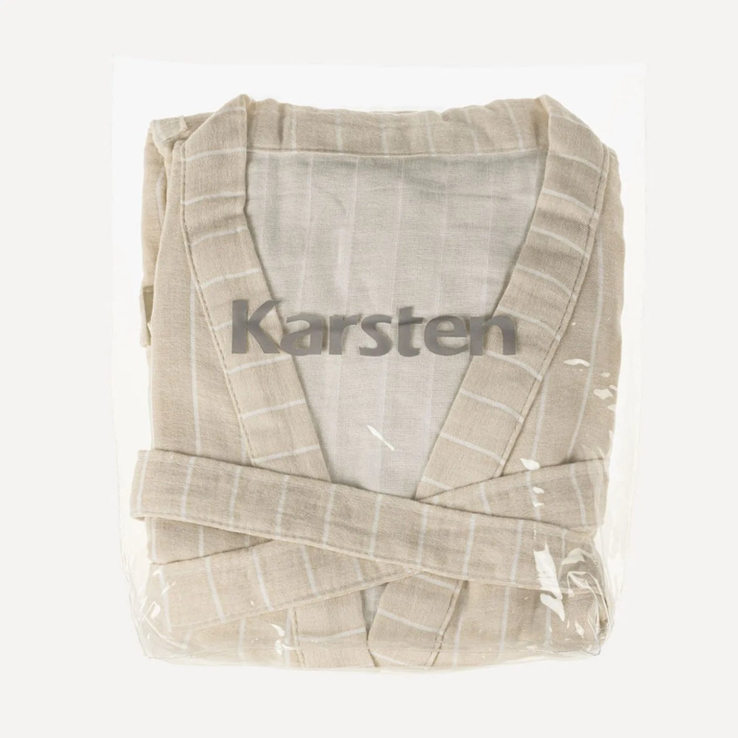 Roupão Karsten Lino Liso Bege – G