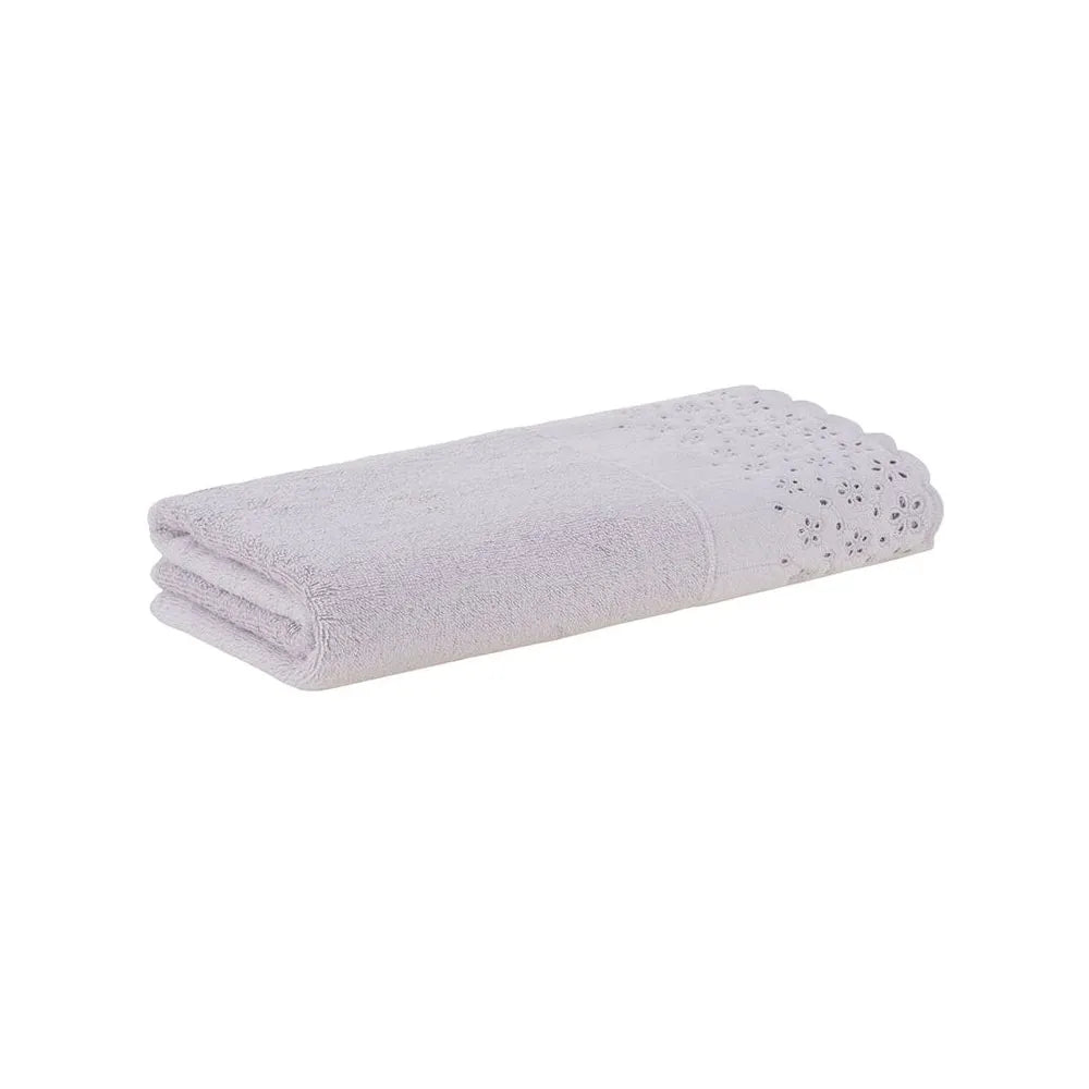 Toalha de Rosto Buddemeyer Crystal com Aplicação – Lilás