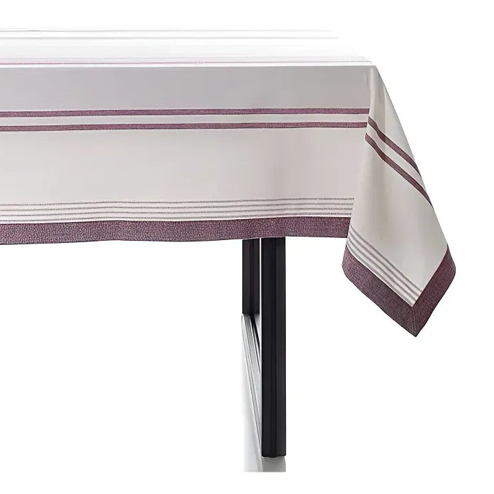 Toalha de Mesa Buddemeyer Lush Quadrada Vinho Fio Tinto 2,20m x 2,20m