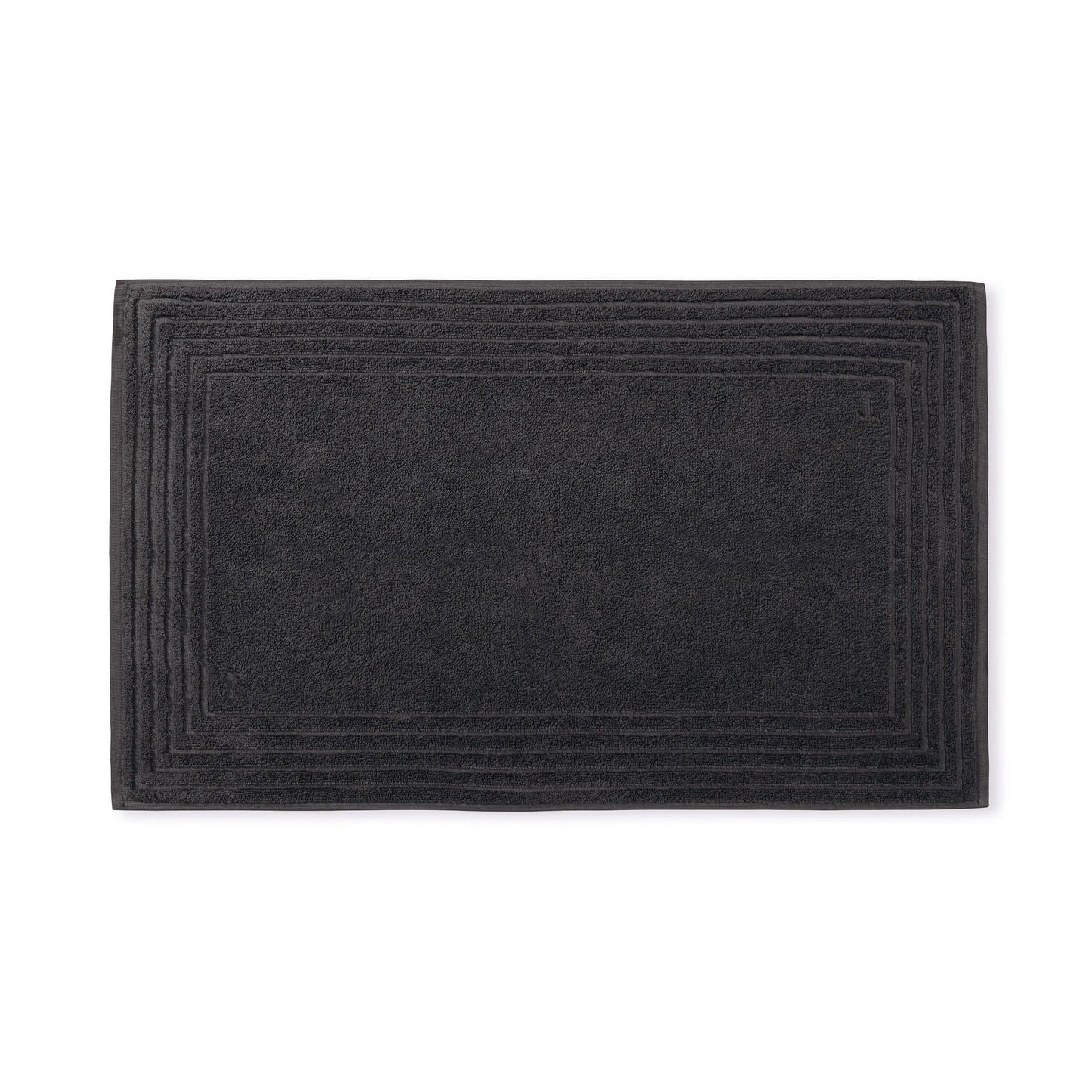 Toalha de Piso Trussardi Linee 100% Algodão Chumbo 48x80cm