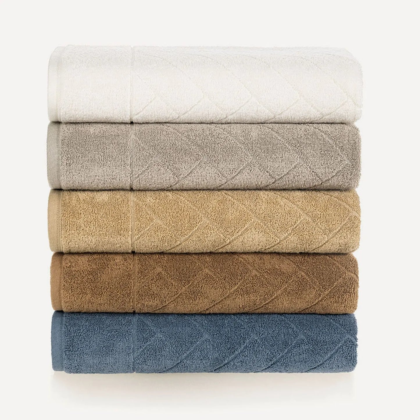 Toalha de Rosto Karsten Aspen Castanho (Frapê) 100% Algodão 450g/m² 48cm x 80cm