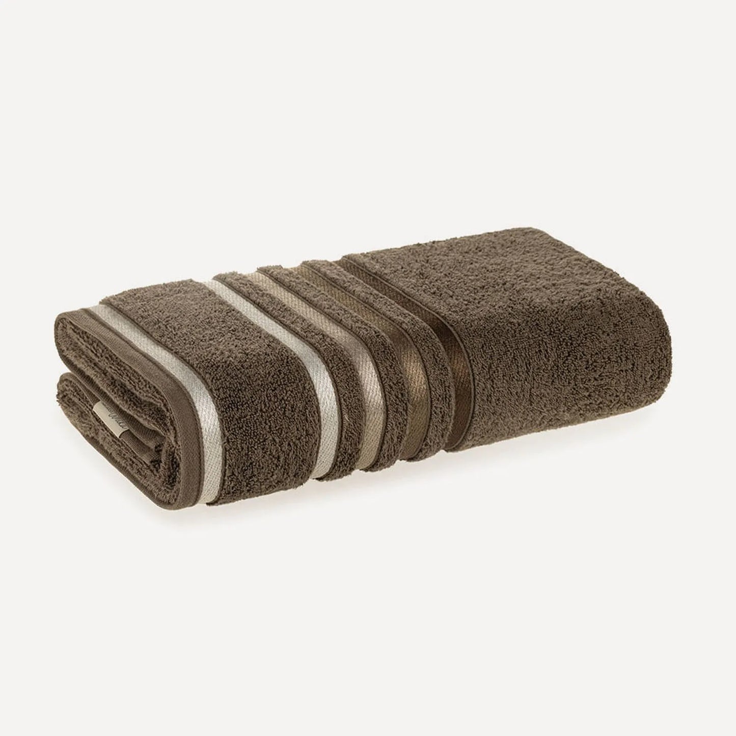 Toalha de Rosto Karsten Lumina Marrom 100% Algodão 500g/m² 48cm x 80cm