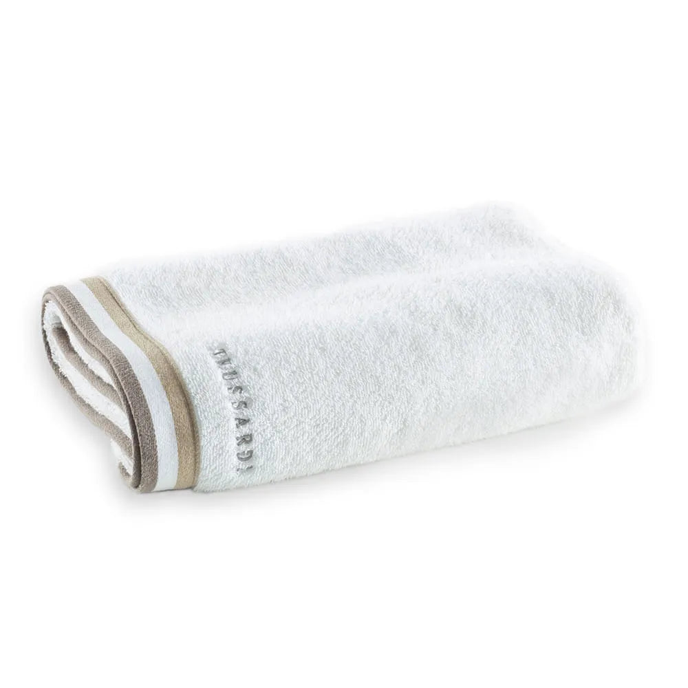 Toalha de Rosto Trussardi Montello 100% Algodão Branco 48x90cm