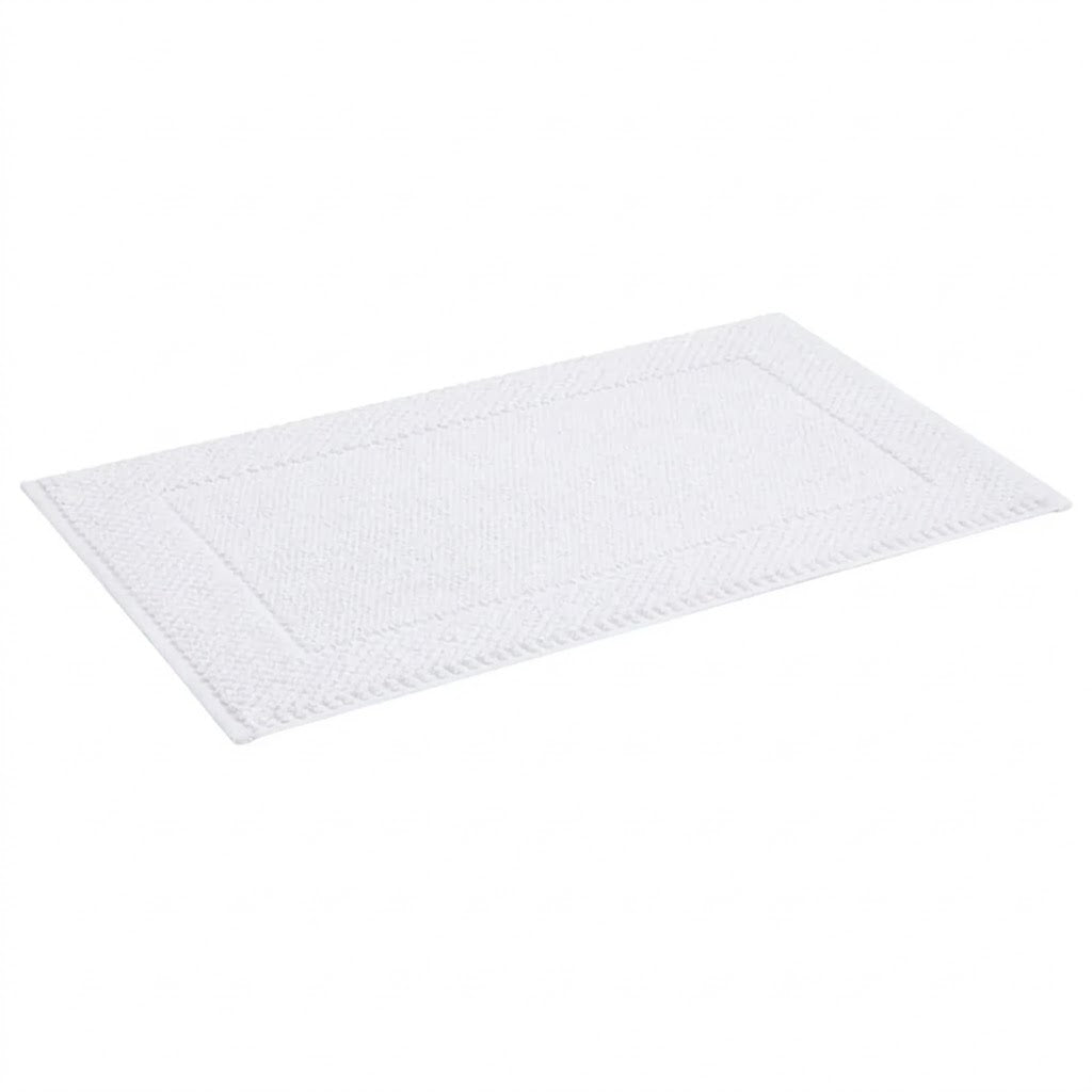 Toalha de Piso Buddemeyer Luxus Premium Branco 48cm x 85cm 100% Algodão Egípcio 1100 g/m²