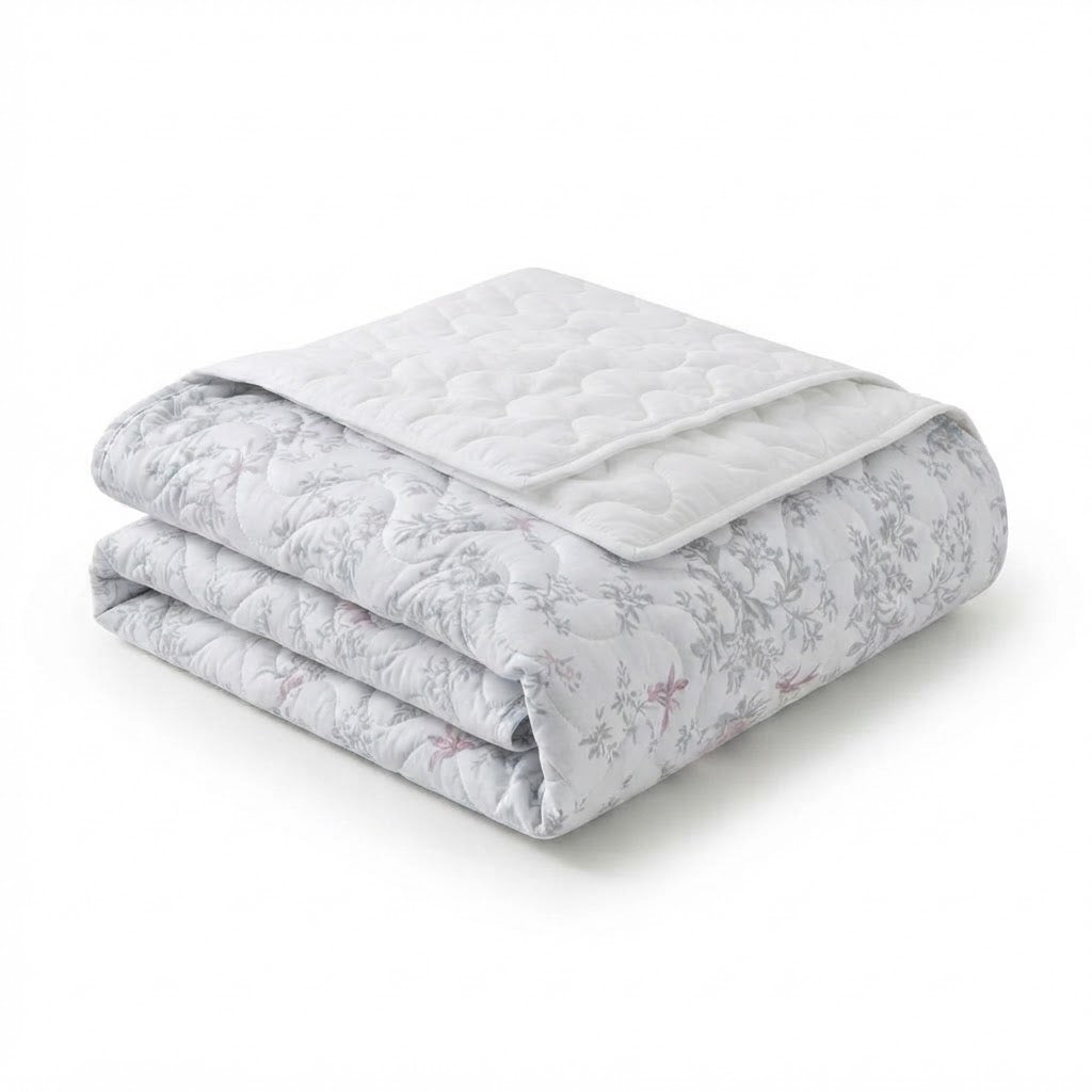 Kit Colcha Naturalle Casal Voo das Borboletas 100% Algodão 2,20x2,50m