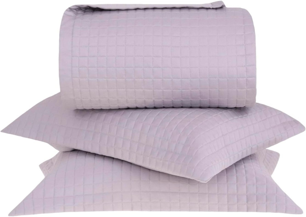 Kit Colcha Buddemeyer New Colors Micromatelassê 3 Peças 270 Fios 100% Algodão Cetim King Cor Rosa