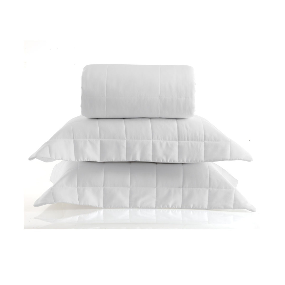 Colcha Satinee Square Queen Cor Branco 100% Algodão