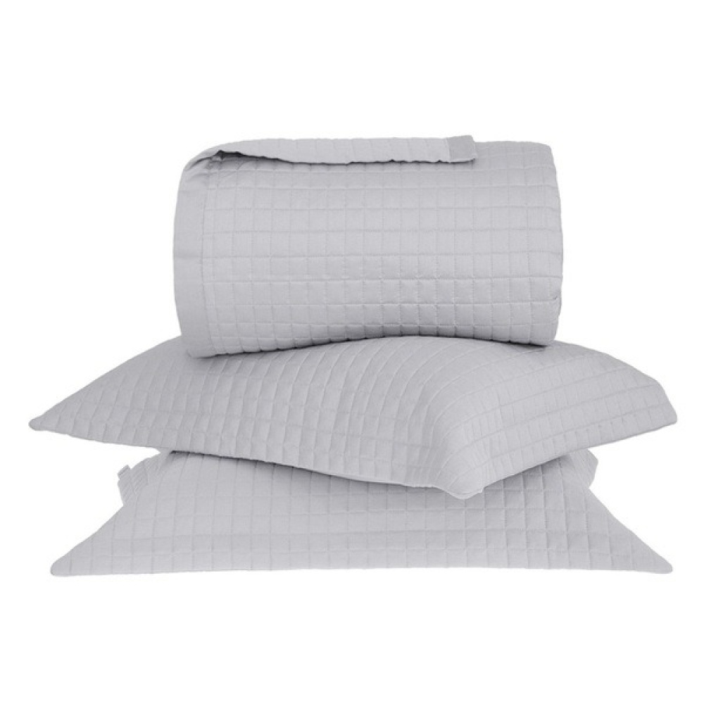 Kit Colcha Buddemeyer New Colors Micromatelassê 3 Peças 270 Fios 100% Algodão Cetim King Cor Bege