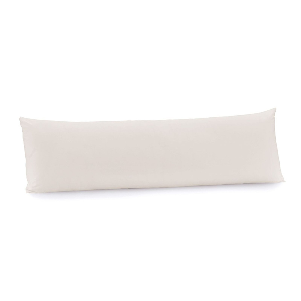 Fronha Body Pillow Altenburg Algodão Lux Básica 200 Fios 40x1,30m Cor Bege Delave