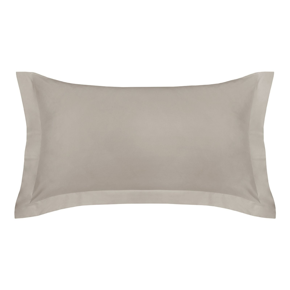 Fronha Altenburg Algodão Lux Avulsa 200 Fios com 3 Abas de 7cm 50x90cm Cor Cinza Inspiração