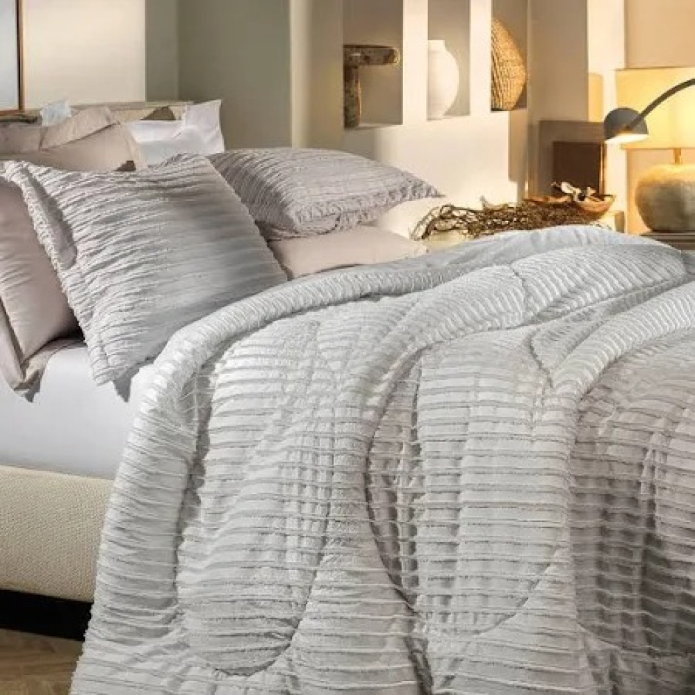 Edredom Altenburg Blend Raya 2,20x2,35m Cor Porcelana