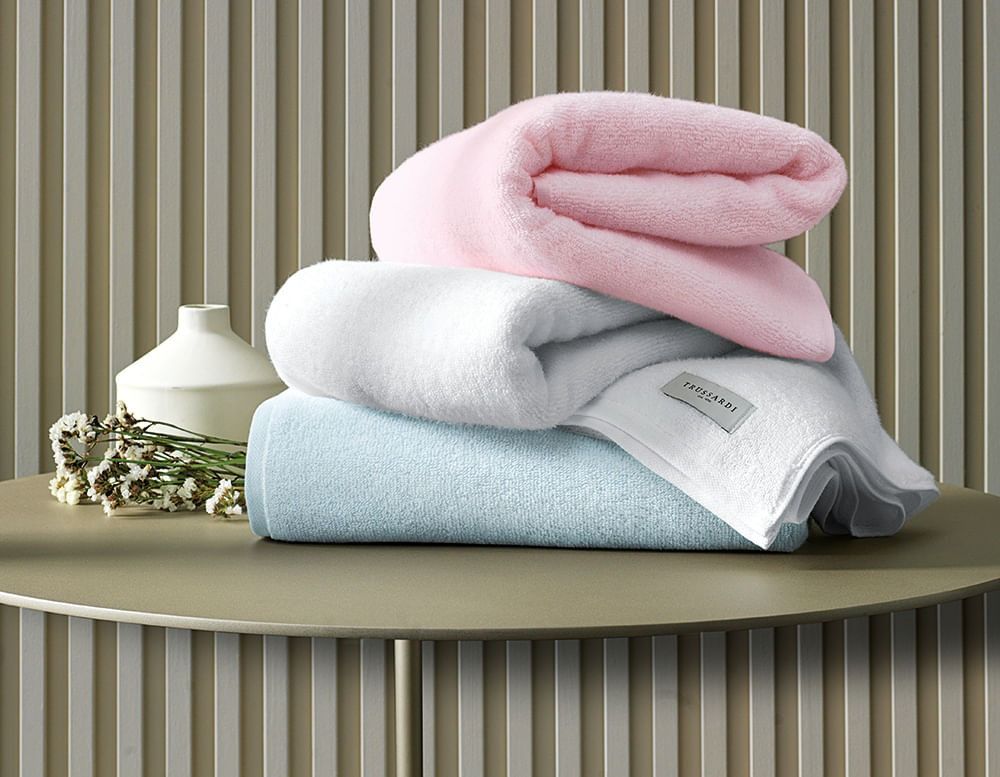 Toalha de Banho Infantil Trussardi 100% Algodão Sartoria Branco