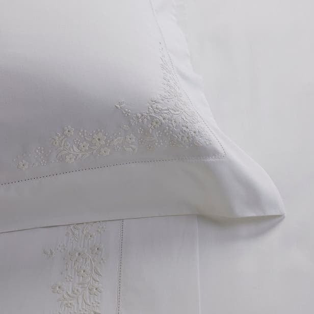JOGO DE CAMA S.KING ORNELLA BRANCO 2.80X2.90CM