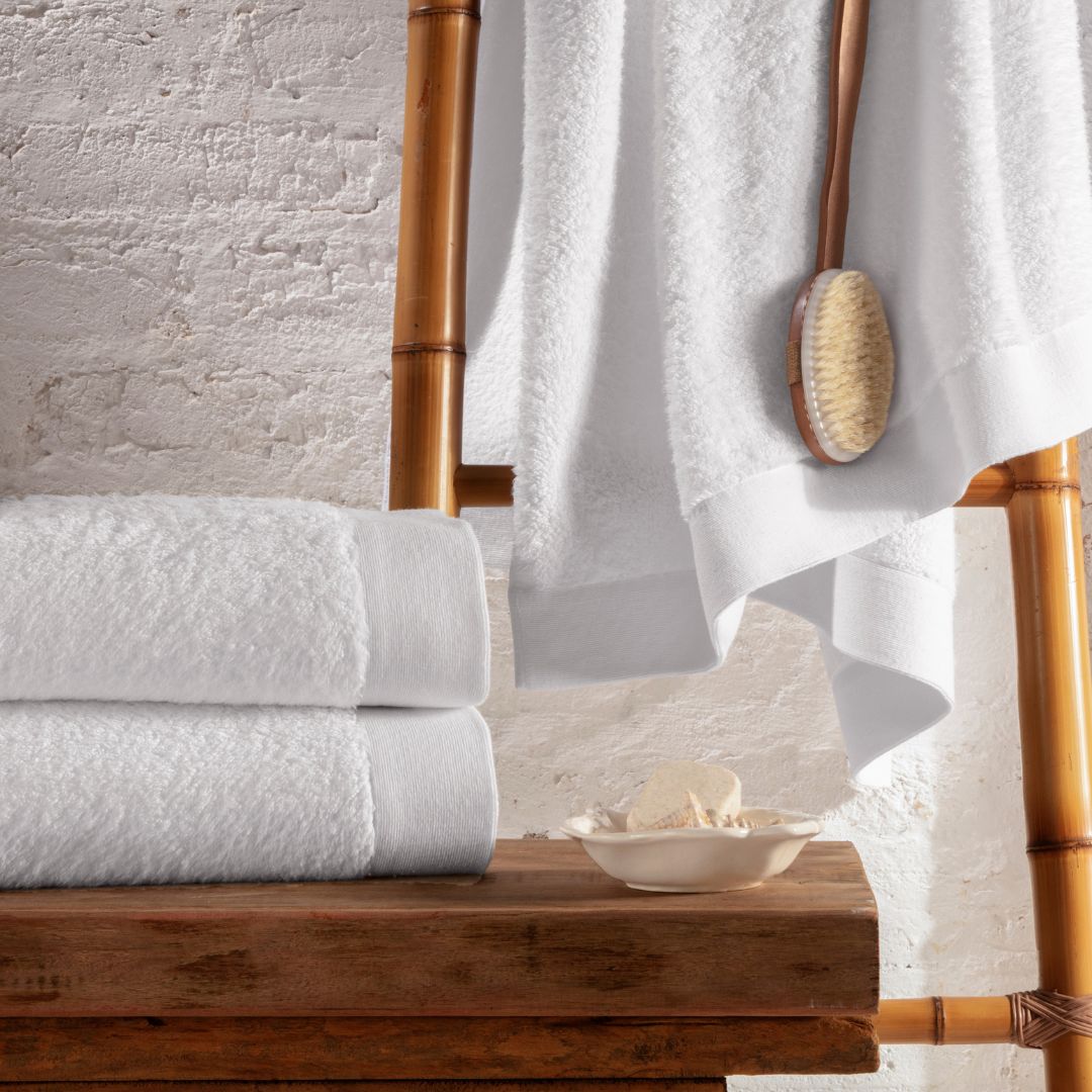 Toalha de Rosto Naturalle Leggero Branco 50x90cm