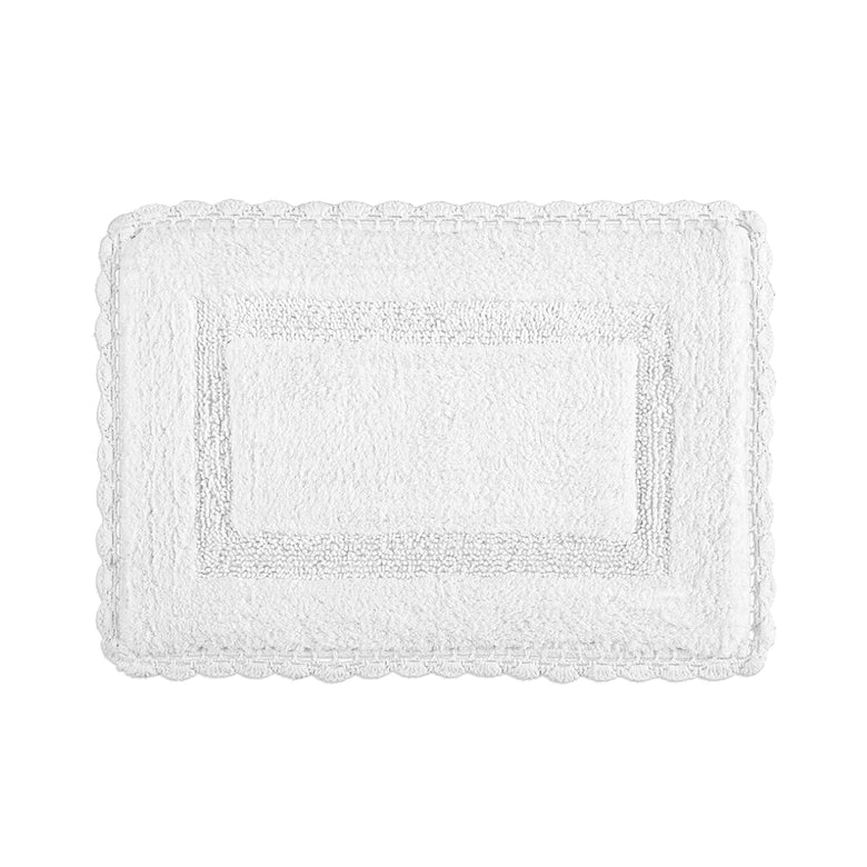 Tapete Kacyumara Crochê Retangular 60x1,20m Branco