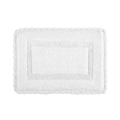 Tapete Kacyumara Crochê Retangular 60x1,20m Branco