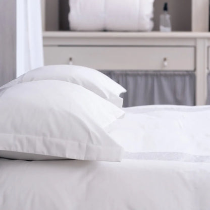Capa Duvet com Fronhas Blue Gardenia King Muguet Blanc 400 Fios
