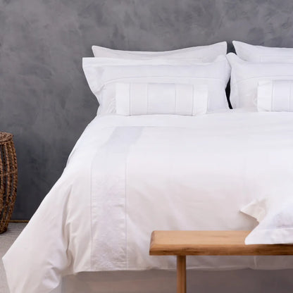 Capa Duvet com Fronhas Blue Gardenia King Muguet Blanc 400 Fios