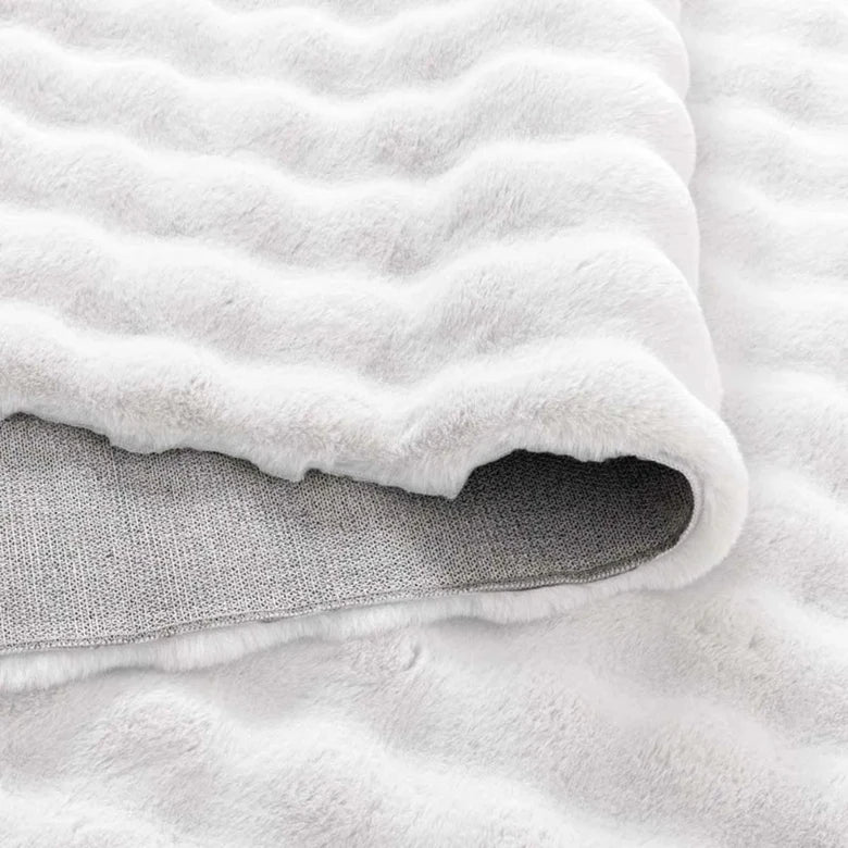 Tapete Niazitex Pele Bubble Branco 60x1,20m
