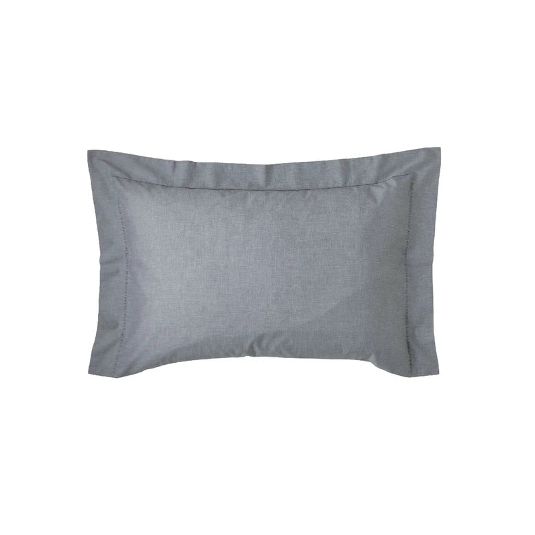 Par de Fronhas Chumbo Chambret 200 Fios Tinto 50x70cm