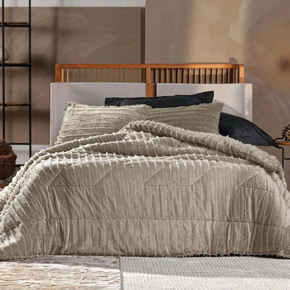 Edredom Queen Altenburg Blend Luxo Plush Nobre Boho