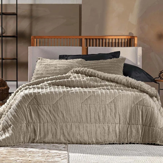 Edredom Queen Altenburg Blend Luxo Plush Nobre Boho