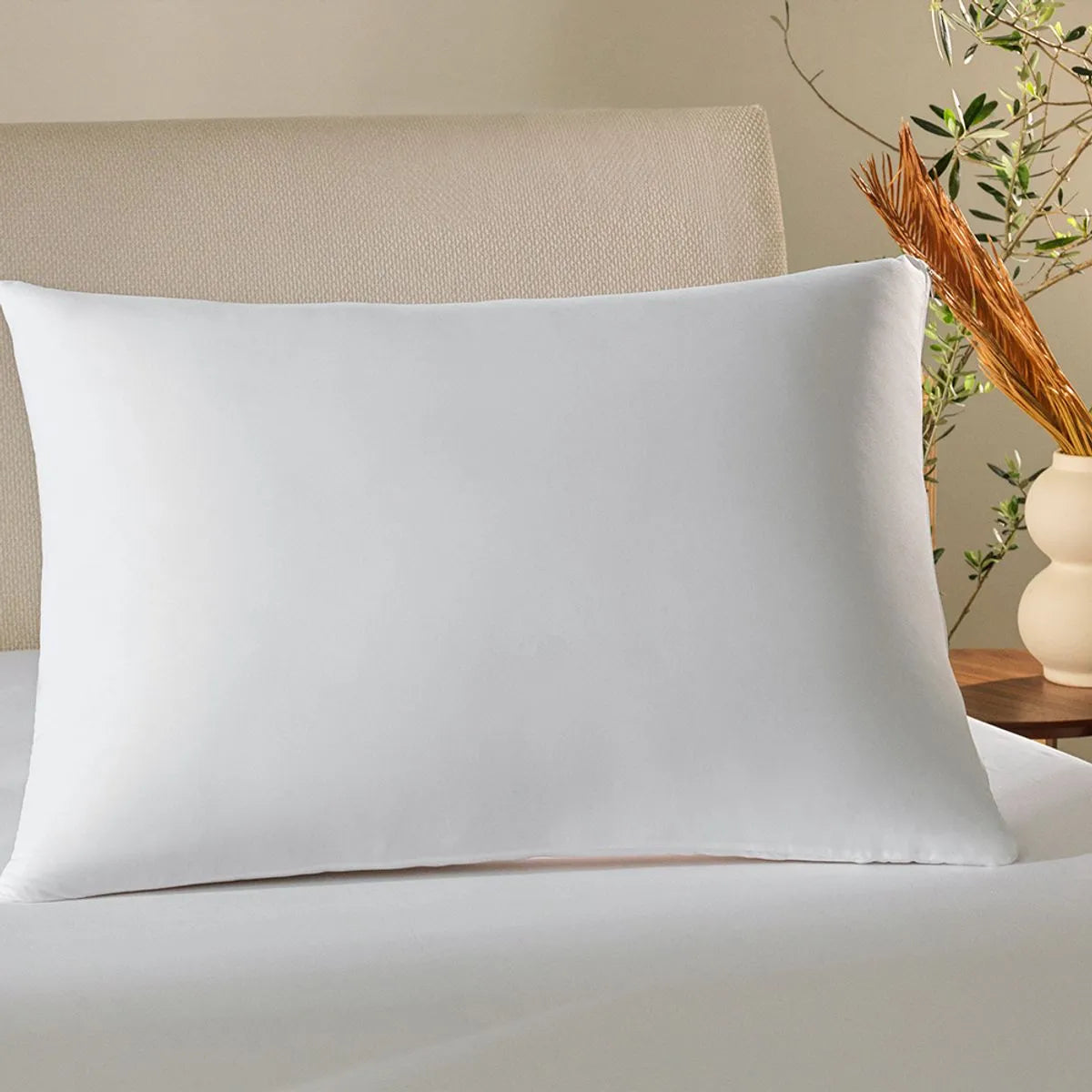 Protetor de Travesseiro Altenburg Hidrorepelente Antimicrobial 230 Fios 100% Algodão Branco 50x70cm