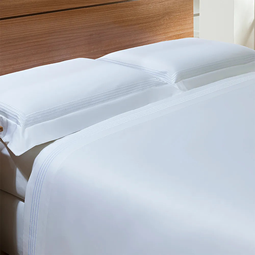 Jogo de Cama Niazitex Queen Branco 1000 Fios