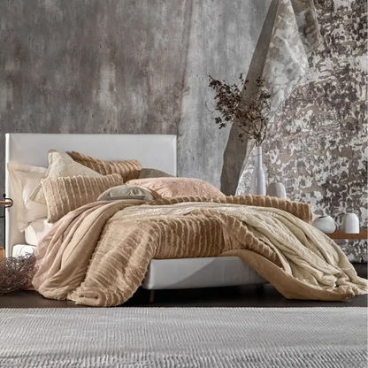 Edredom Queen Altenburg Blend Luxo Plush Nobre Boho