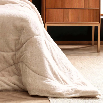 Edredom Altenburg Luxo Nord Casal Bege Cream 2,10 x 2,40m