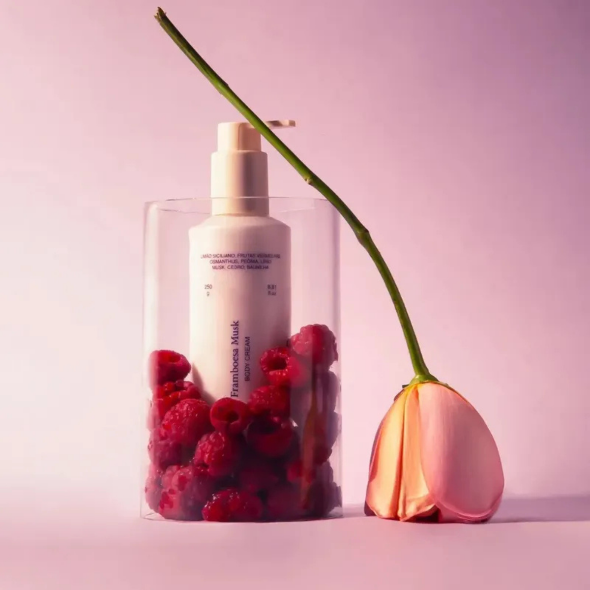 Body Cream 250g L'envie Franboesa Musk Essentia