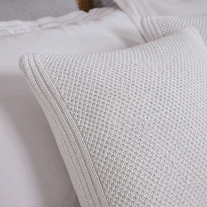 Capa para Travesseiro Buddemeyer Luxus Tricot Turim 100% Algodão 50x90cm Branco