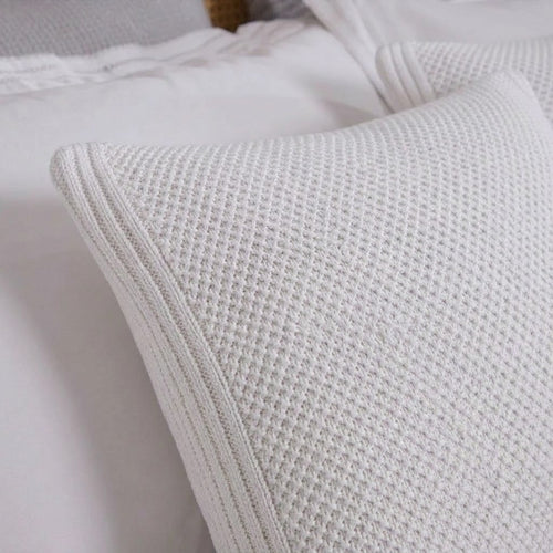 Capa para Travesseiro Buddemeyer Luxus Tricot Turim 100% Algodão 50x90cm Branco