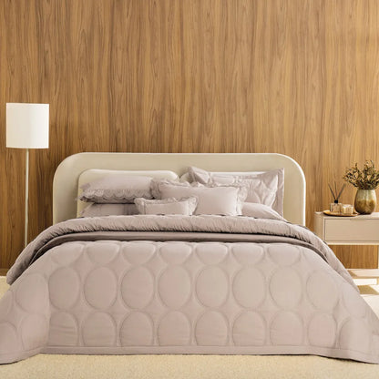 Jogo de Colcha Trussardi Coliseu Queen Nocciola/Legno